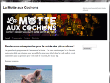 Tablet Screenshot of lamotteauxcochons.com